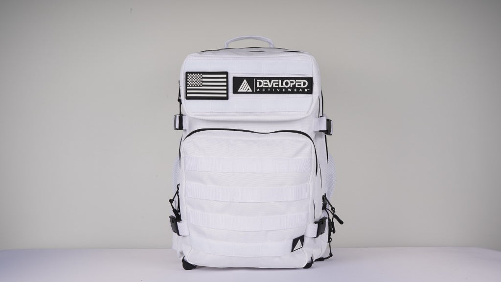 45L Tactical Backpack - White